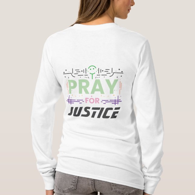 Pray for justice T-Shirt (Back)