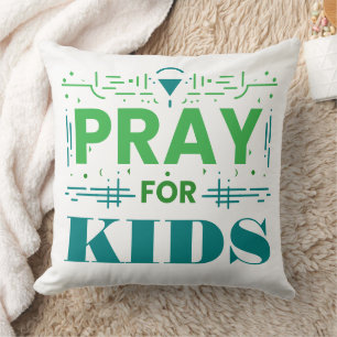 Pray for kids cushion