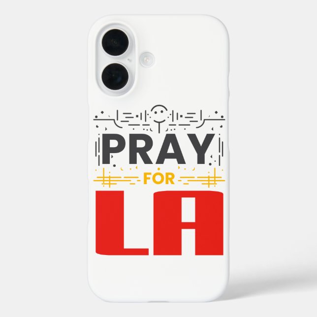 Pray for LA Case-Mate iPhone Case (Back)