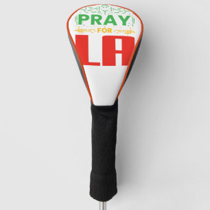 Pray for LA Golf Head Cover