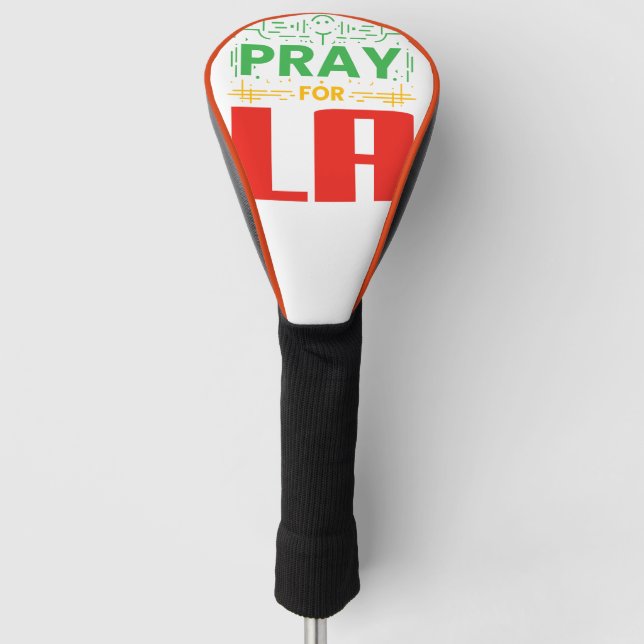 Pray for LA Golf Head Cover (Front)