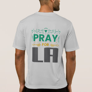 Pray for LA • Prayer for Los Angeles Throw Pillow T-Shirt
