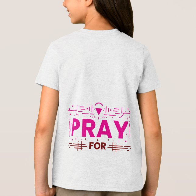 Pray For Lives Matter Tri-Blend Shirt (Back)