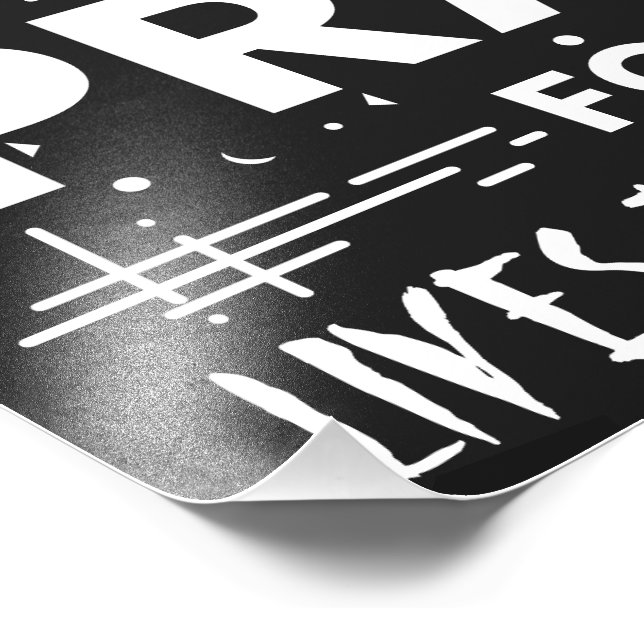 Pray For Lives That Matter Photo Print (Corner)