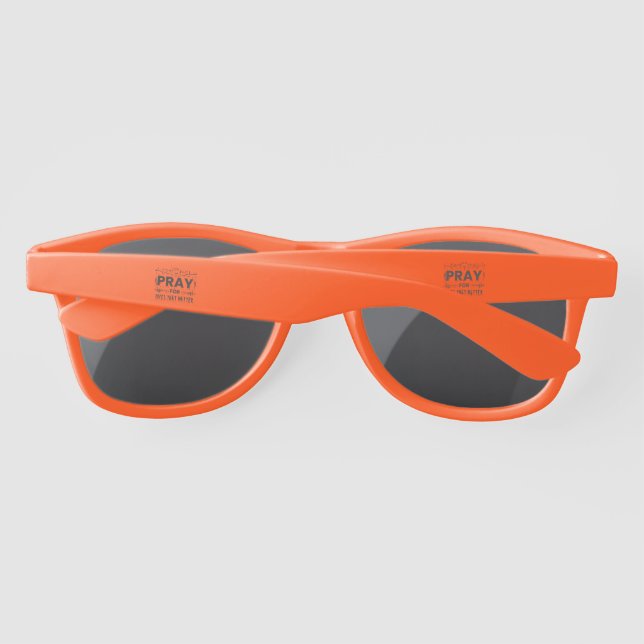 Pray For Lives That Matter Sunglasses (Back)