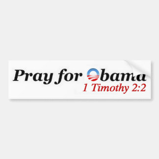 Pray for Obama Bumper Sticker