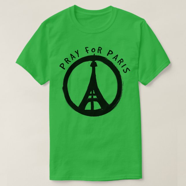 Pray for Paris T-Shirt (Design Front)