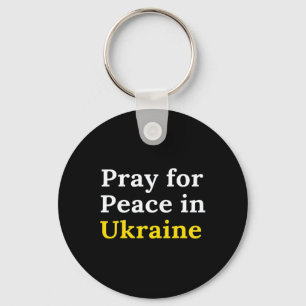 Pray For Peace In Ukraine Key Ring