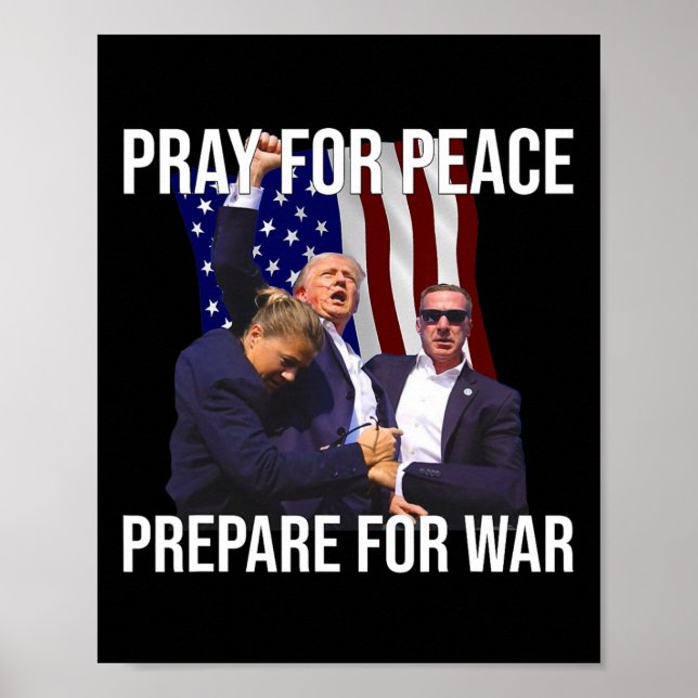 Pray For Peace  Poster (Front)