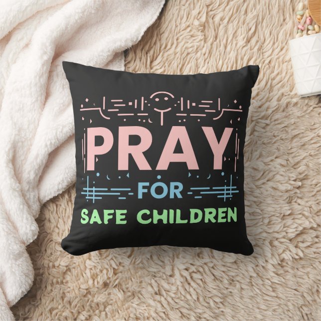 Pray for safe children cushion (Blanket)