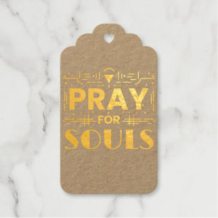 Pray for Souls Gift Tags