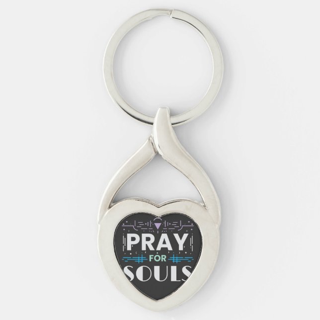 Pray for Souls Key Ring (Front)
