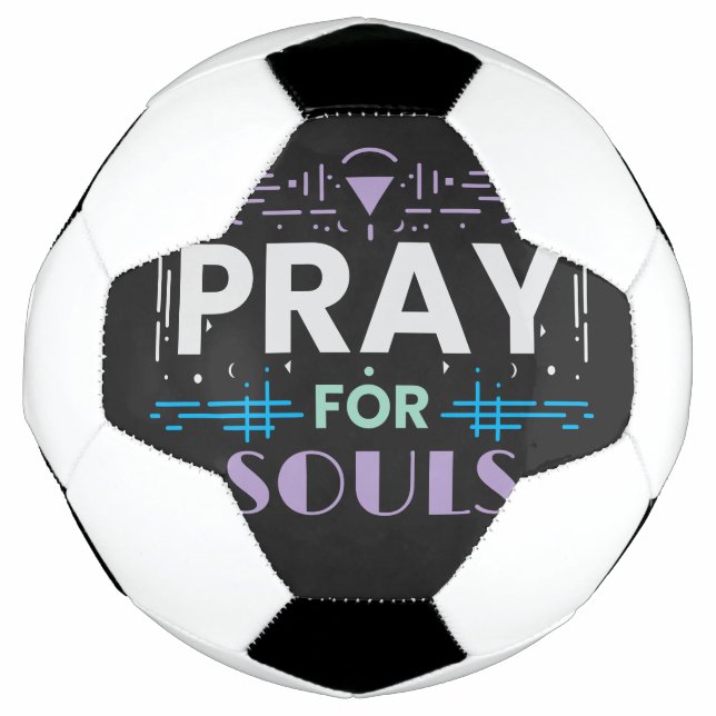 Pray for Souls Soccer Ball (Front)