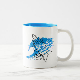 PRAY FOR SURF Two-Tone COFFEE MUG