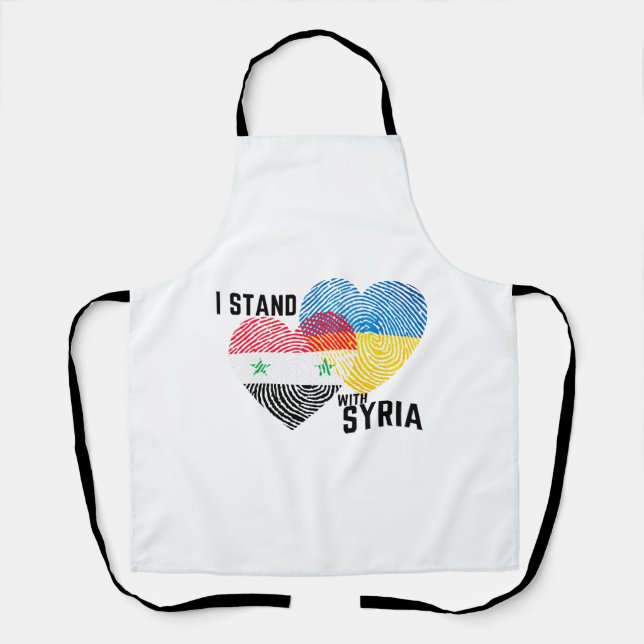 Pray for  Syria Apron (Front)