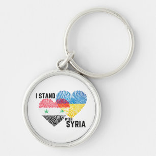 Pray for Syria Key Ring