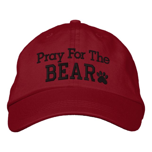 Pray for the Bear - SRF Embroidered Hat (Front)