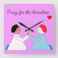 Pray for the Homeless- Lavender & Heart: 