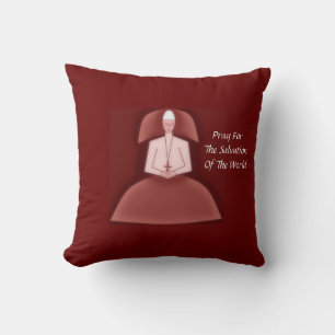 PRAY FOR THE SALVATION OF THE WORLD CUSHION
