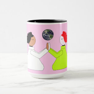 Pray for the World: Lavender Mug