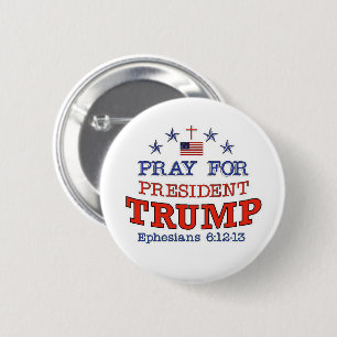 PRAY FOR TRUMP Button