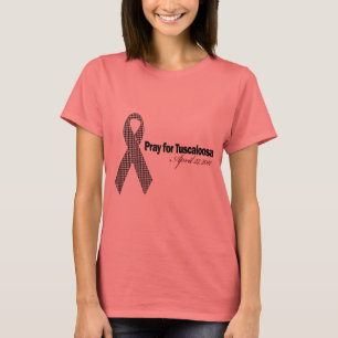 Pray For Tuscaloosa Alabama (Houndstooth) T-Shirt