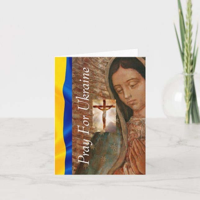 Pray For Ukraine  Card (Front)