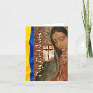 Pray For Ukraine Card