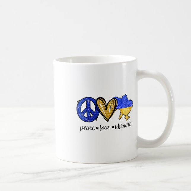 Pray For Ukraine  Coffee Mug (Right)