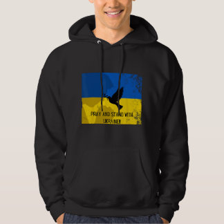Pray For Ukraine Flag Free Ukraine - I Support Ukr Hoodie