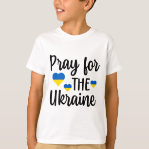 Pray For Ukraine Heart T-Shirt
