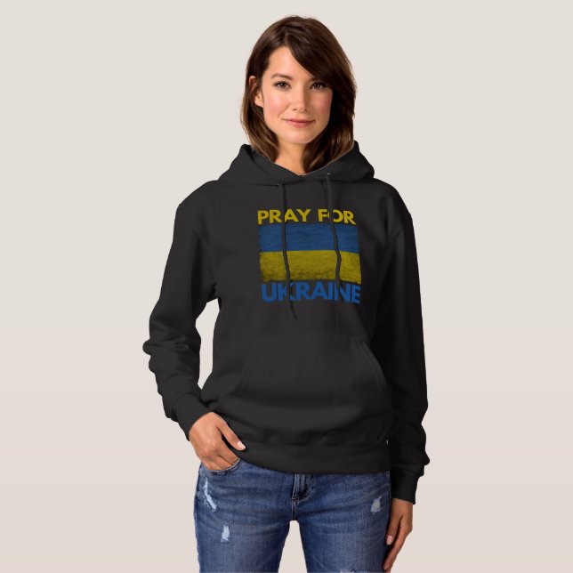 PRAY FOR UKRAINE  HOODIE (Front Full)