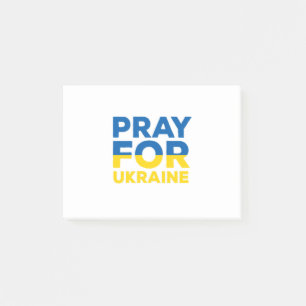 Pray For Ukraine Post-it Notes