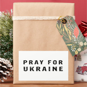 Pray for Ukraine Rectangular Sticker