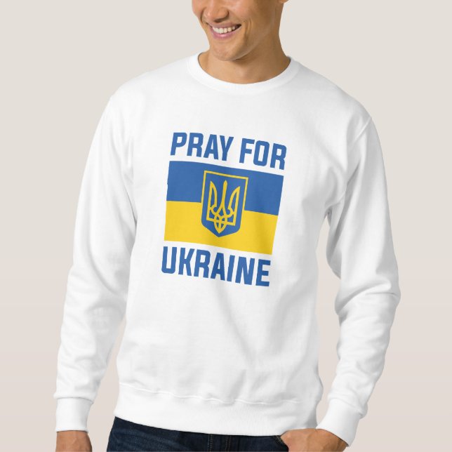 Pray For Ukraine Sweatshirt (Front)
