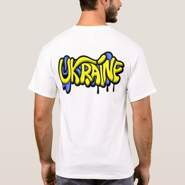 Pray for Ukraine T-Shirt (Back)