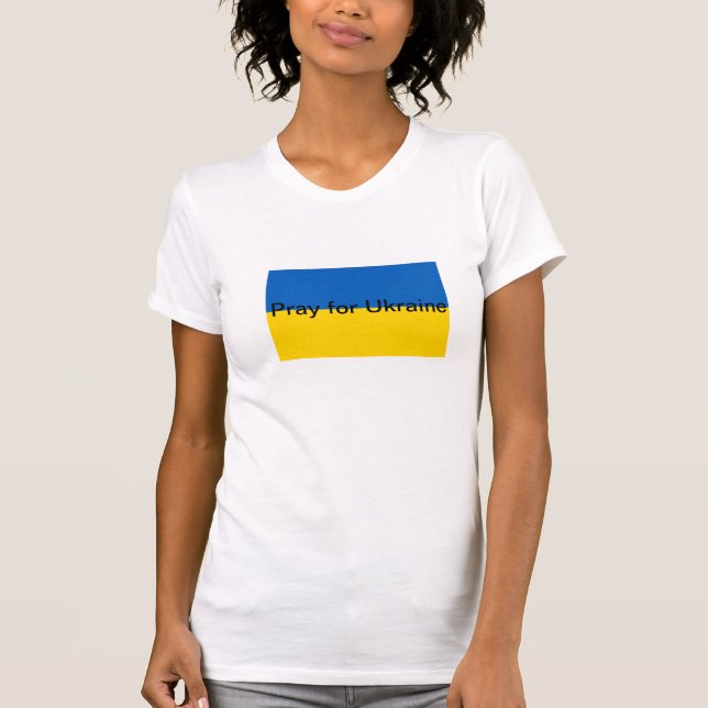 Pray for Ukraine T-Shirt (Front)