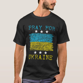 Pray For Ukraine Ukrainian Flag,Vintage Ukrainian T-Shirt