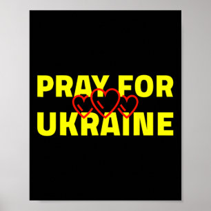 Pray For Ukraine With Ukraine Shirt Pray For Ukrai Poster