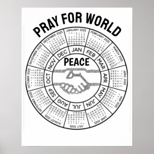 Pray For World Peace Wall Art 