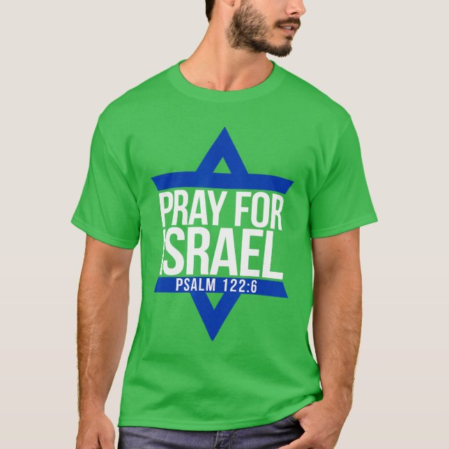 Pray ForJewish Star T-Shirt (Front)
