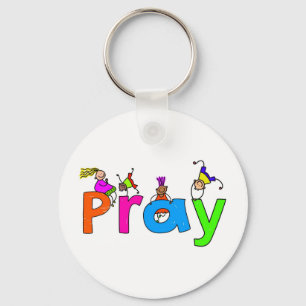 Pray Key Ring