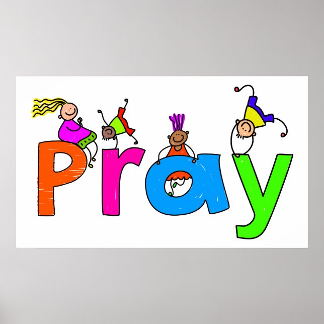 Pray Kids Poster (Front)