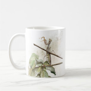Pray Mantis watercolor Coffee Mug