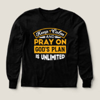 Pray On and Trust God's Unlimited Plan Faith-Based