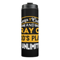 Pray On and Trust God's Unlimited Plan Faith-Based