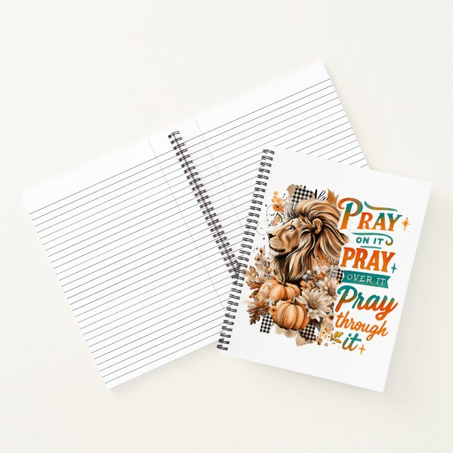 Pray On It....  Notebook (Inside)