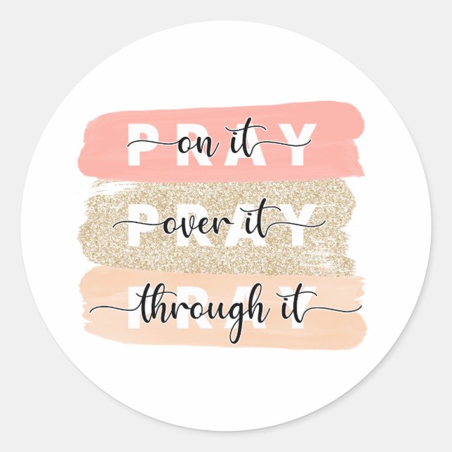 Pray On It Sticker (Front)
