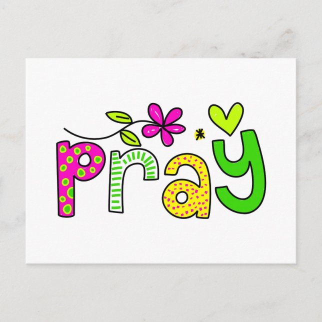 Pray Postcard (Front)