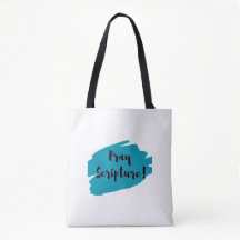 Pray Scripture Totebag